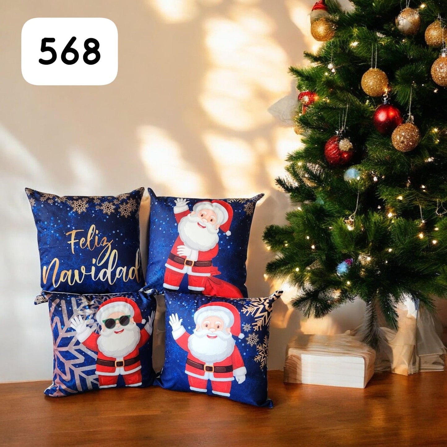 Cojines Navideños Set X4