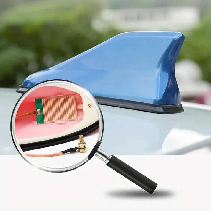 ANTENA ALETA DE TIBURON RADIO CARRO CHIP - Mejor seña Am Fm