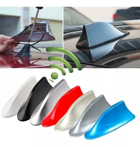 ANTENA ALETA DE TIBURON RADIO CARRO CHIP - Mejor seña Am Fm