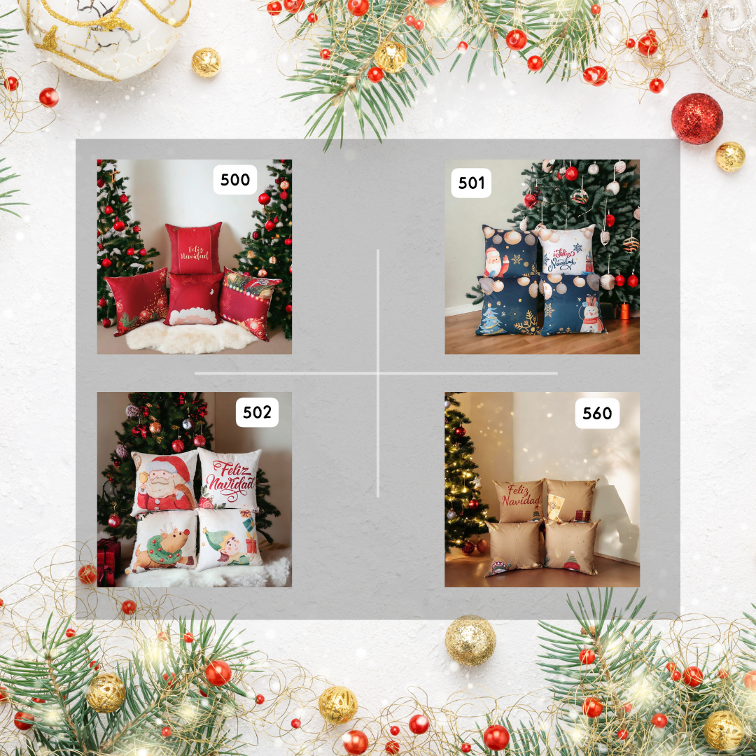 Cojines Navideños Set X4