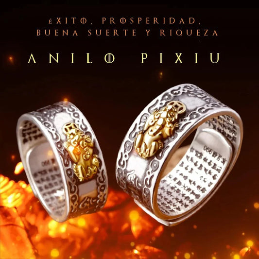 ANILLO PIXIU DE LA ABUNDANCIA Y BUENA SUERTE